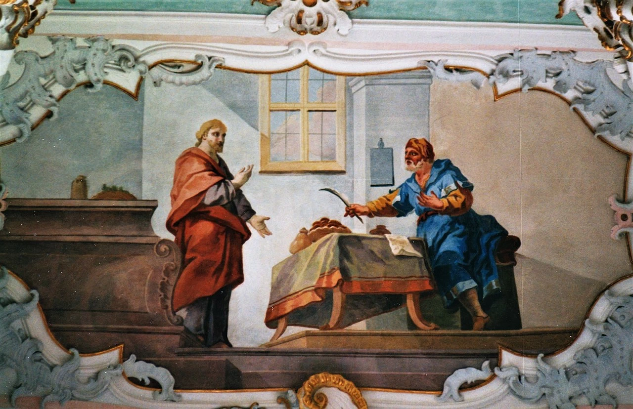 Affreschi della Wieskirche. Chiesa del Pellegrinaggio del Salvatore Flagellato - Steingaden 7